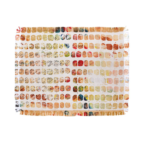 Susanne Kasielke Funny Blocks Throw Blanket