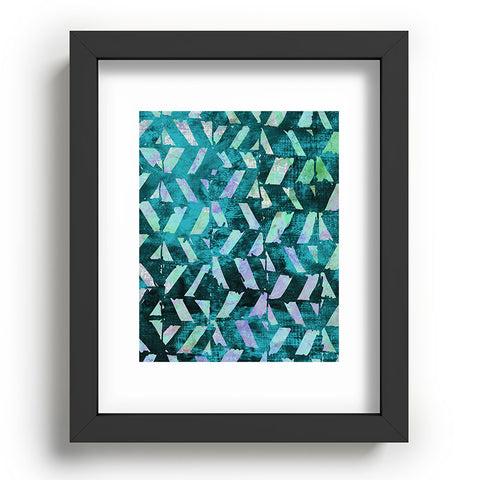 Susanne Kasielke Geometric Folk Stripes Recessed Framing Rectangle