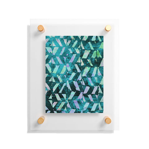 Susanne Kasielke Geometric Folk Stripes Floating Acrylic Print