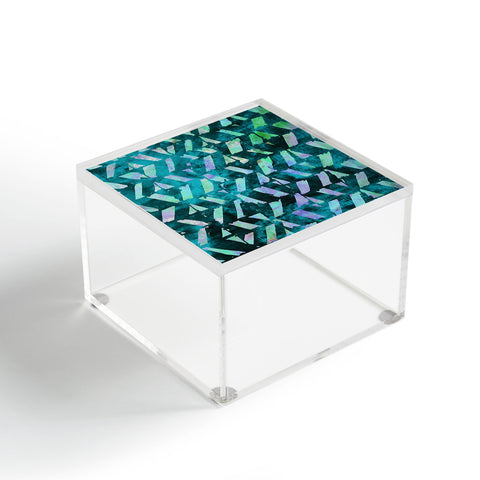 Susanne Kasielke Geometric Folk Stripes Acrylic Box