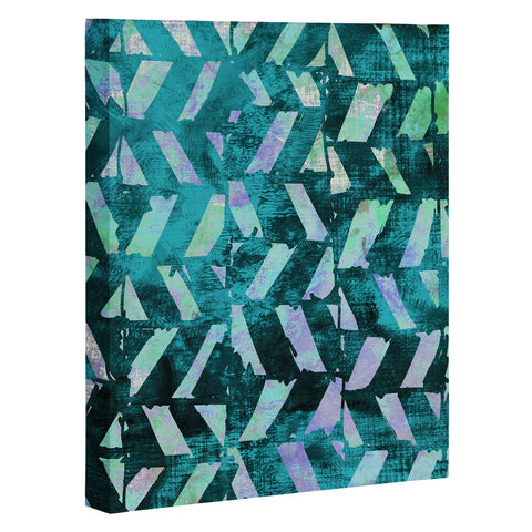 Susanne Kasielke Geometric Folk Stripes Art Canvas