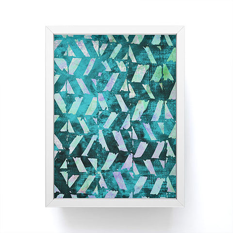 Susanne Kasielke Geometric Folk Stripes Framed Mini Art Print