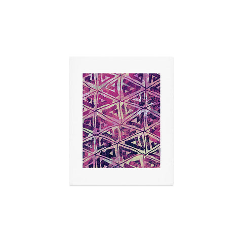 Susanne Kasielke Geometric Folk Triangles Art Print