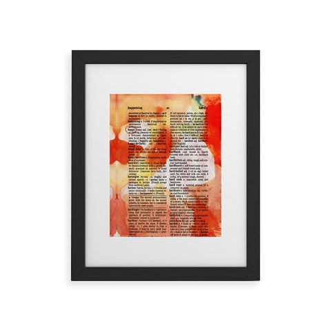 Susanne Kasielke Happy Dictionary Art Framed Art Print