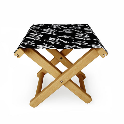 Susanne Kasielke Hi Hey Hello Dark Folding Stool