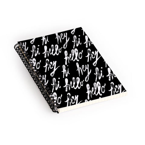 Susanne Kasielke Hi Hey Hello Dark Spiral Notebook