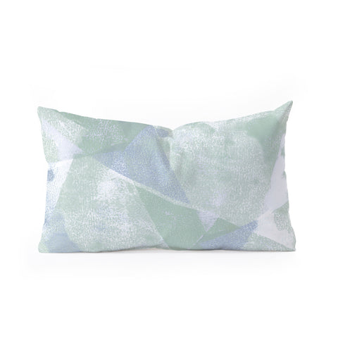 Susanne Kasielke Holistic Geometric Texture Oblong Throw Pillow