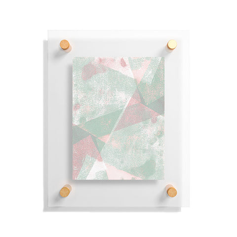 Susanne Kasielke Holistic Geometric Texture Pink Floating Acrylic Print
