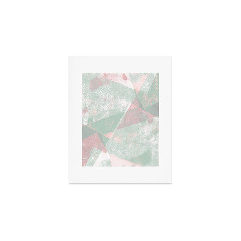 Susanne Kasielke Holistic Geometric Texture Pink Art Print