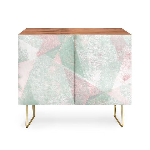 Susanne Kasielke Holistic Geometric Texture Pink Credenza