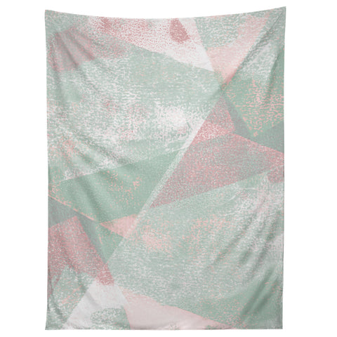 Susanne Kasielke Holistic Geometric Texture Pink Tapestry
