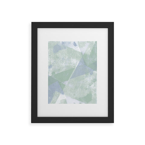 Susanne Kasielke Holistic Geometric Texture Framed Art Print