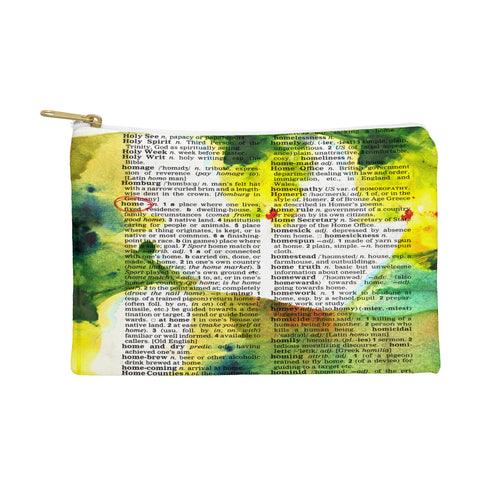Susanne Kasielke Home Dictionary Art Pouch