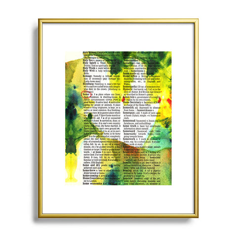 Susanne Kasielke Home Dictionary Art Metal Framed Art Print