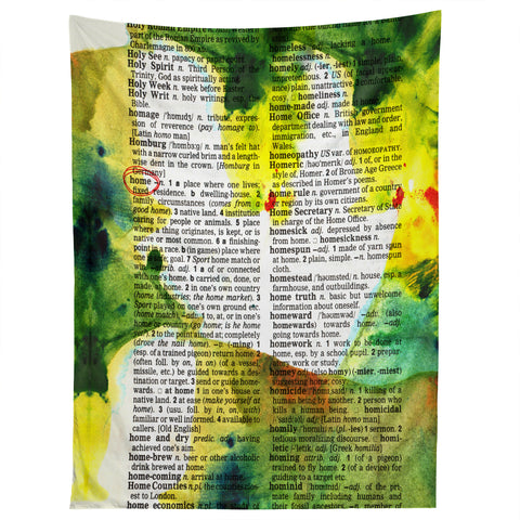Susanne Kasielke Home Dictionary Art Tapestry