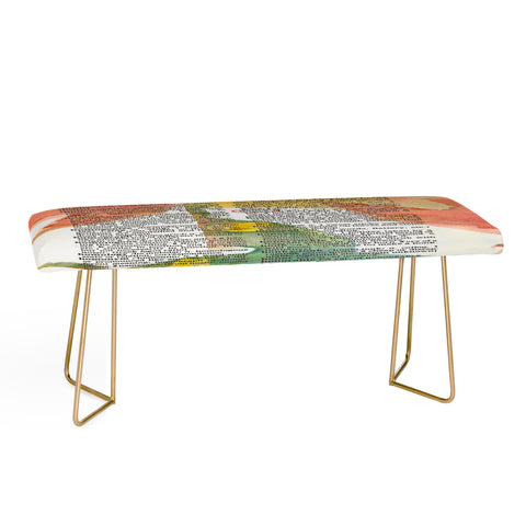 Susanne Kasielke Honey Dictionary Art Bench