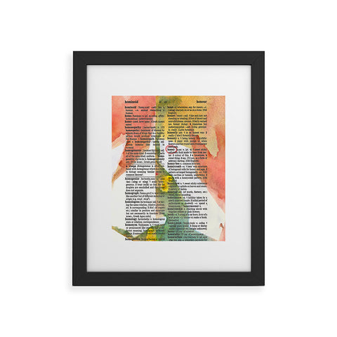 Susanne Kasielke Honey Dictionary Art Framed Art Print