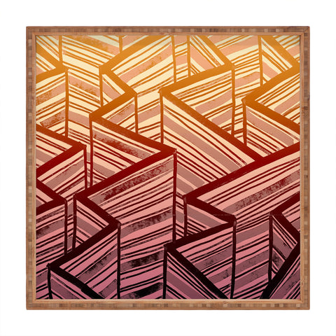 Susanne Kasielke Into The Mystic Stripes Square Tray