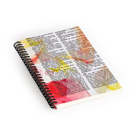 Susanne Kasielke Love Dictionary Art Spiral Notebook