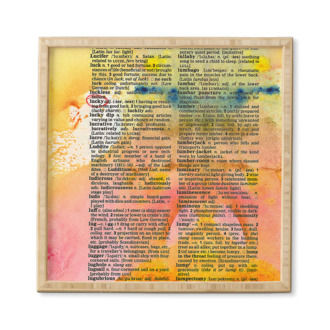 Susanne Kasielke Lucky Dictionary Art Framed Wall Art