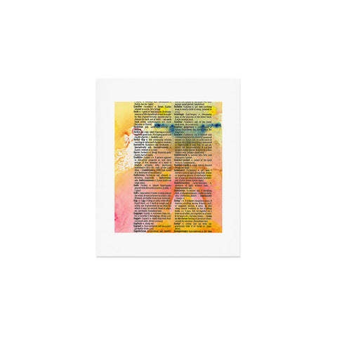Susanne Kasielke Lucky Dictionary Art Art Print