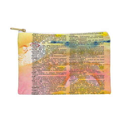 Susanne Kasielke Lucky Dictionary Art Pouch