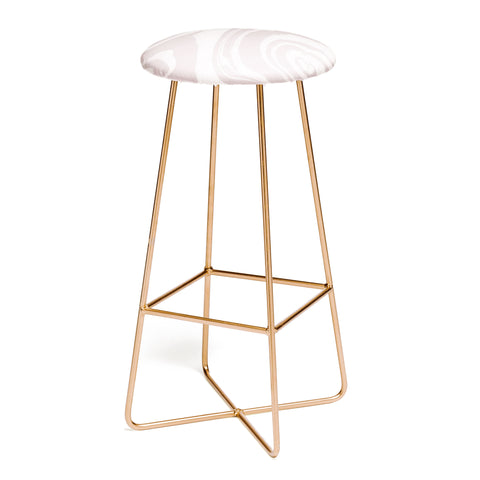 Susanne Kasielke Marble Structure Baby Pink Bar Stool