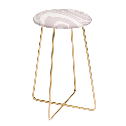 Susanne Kasielke Marble Structure Baby Pink Counter Stool