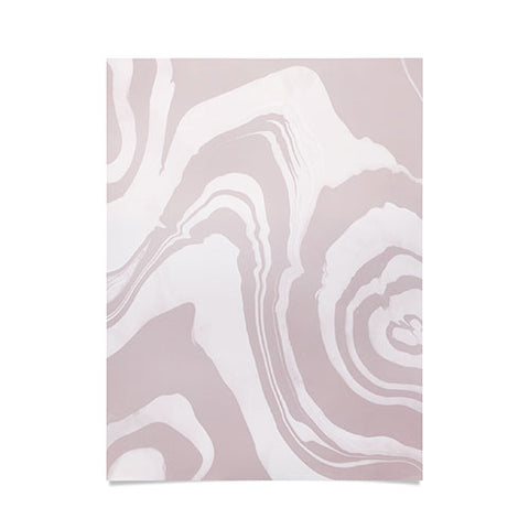 Susanne Kasielke Marble Structure Baby Pink Poster