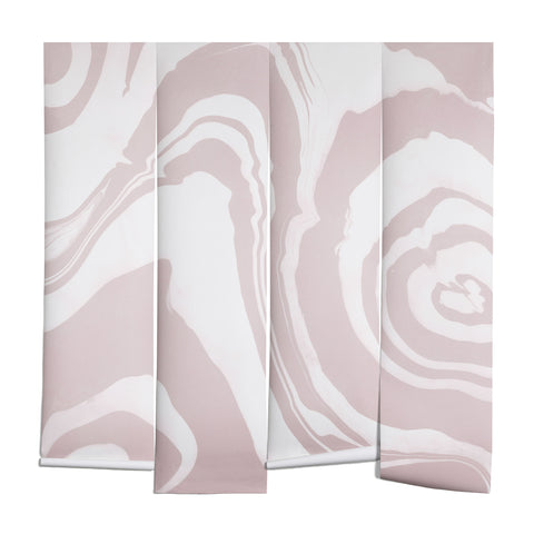 Susanne Kasielke Marble Structure Baby Pink Wall Mural