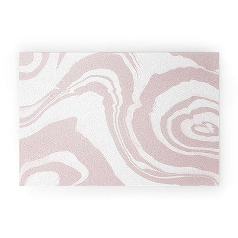 Susanne Kasielke Marble Structure Baby Pink Welcome Mat