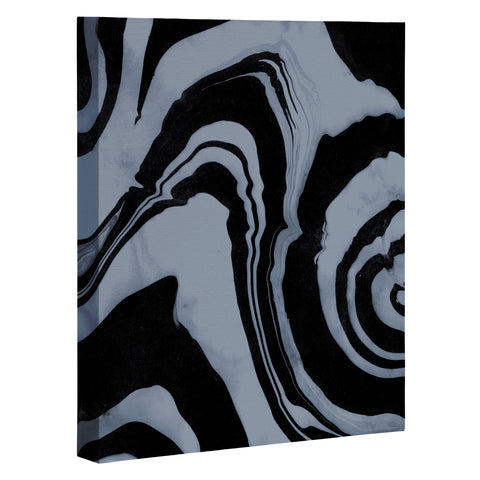 Susanne Kasielke Marble Structure Desert Sage Dark Art Canvas