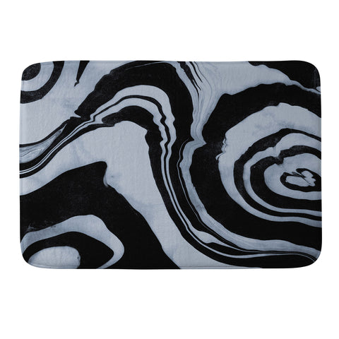 Susanne Kasielke Marble Structure Desert Sage Dark Memory Foam Bath Mat