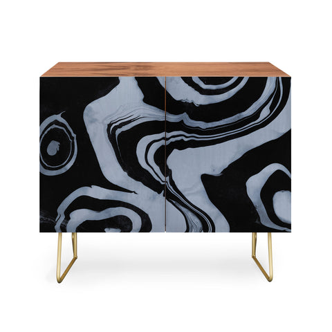 Susanne Kasielke Marble Structure Desert Sage Dark Credenza