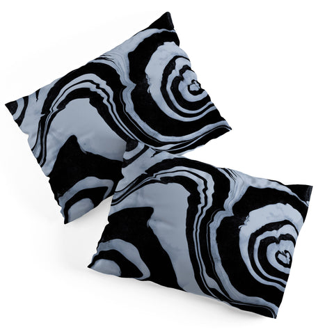 Susanne Kasielke Marble Structure Desert Sage Dark Pillow Shams