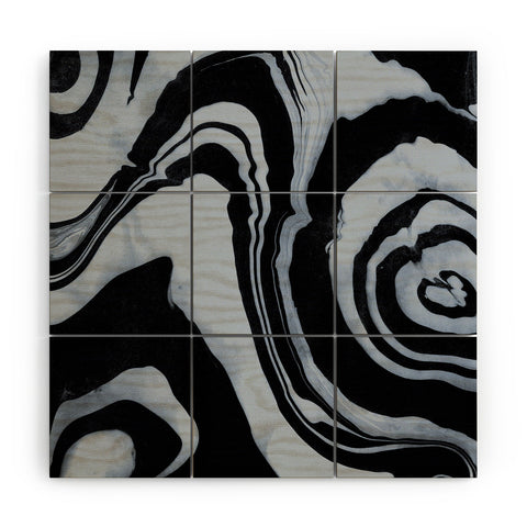 Susanne Kasielke Marble Structure Desert Sage Dark Wood Wall Mural
