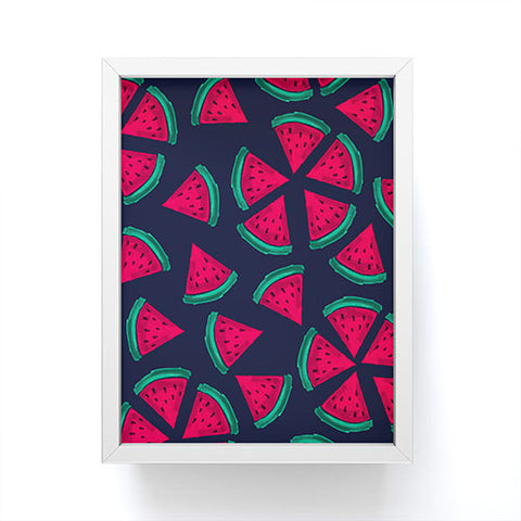 Susanne Kasielke Melon Choly Fruit Salad Dark Framed Mini Art Print