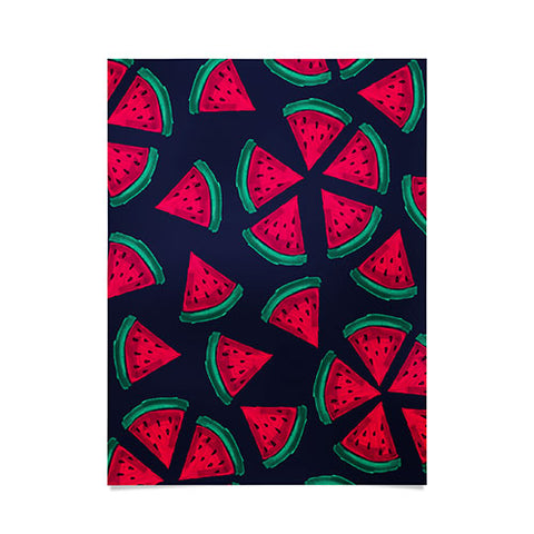 Susanne Kasielke Melon Choly Fruit Salad Dark Poster