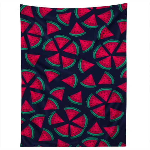Susanne Kasielke Melon Choly Fruit Salad Dark Tapestry