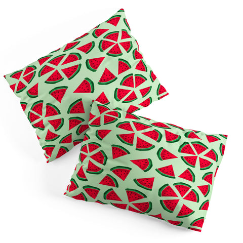 Susanne Kasielke Melon Choly Fruit Salad Turqoise Pillow Shams