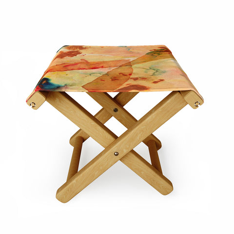 Susanne Kasielke Paper Splatter Folding Stool