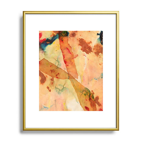 Susanne Kasielke Paper Splatter Metal Framed Art Print