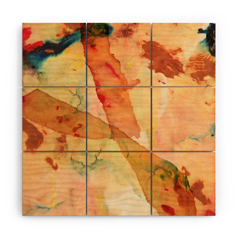 Susanne Kasielke Paper Splatter Wood Wall Mural