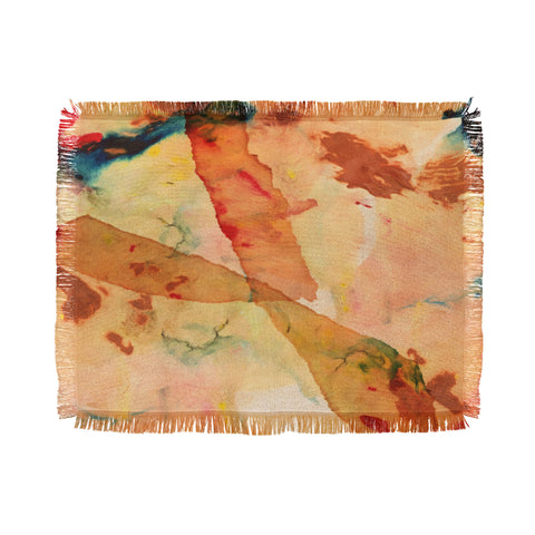 Susanne Kasielke Paper Splatter Throw Blanket