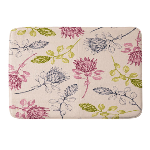 Susanne Kasielke Protea Flower Tropics Memory Foam Bath Mat