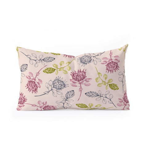 Susanne Kasielke Protea Flower Tropics Oblong Throw Pillow