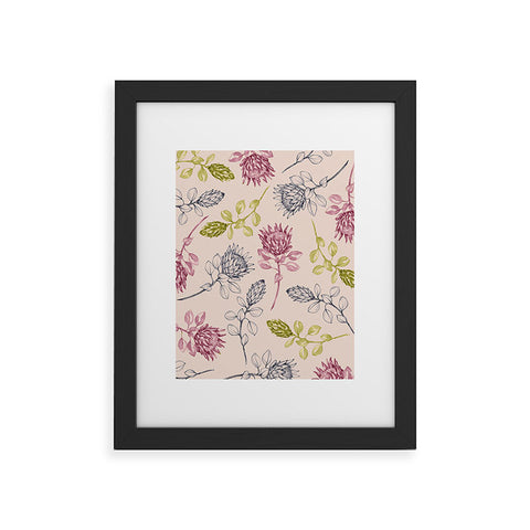 Susanne Kasielke Protea Flower Tropics Framed Art Print