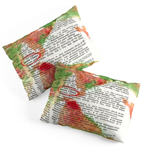 Susanne Kasielke Santa Claus Dictionary Art Pillow Shams