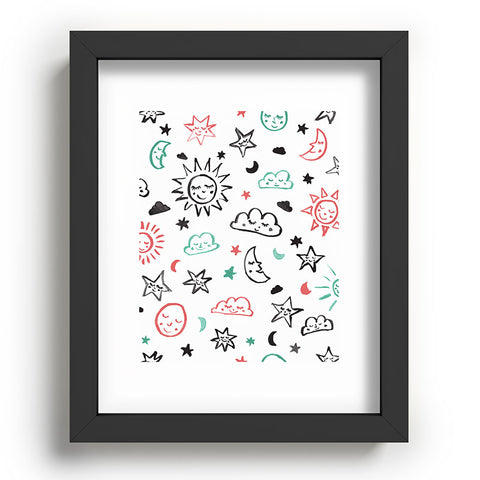 Susanne Kasielke Scandinavian kiddo cosmos Recessed Framing Rectangle