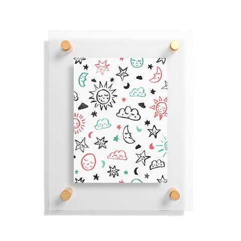 Susanne Kasielke Scandinavian kiddo cosmos Floating Acrylic Print